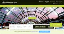 Desktop Screenshot of hotelriscal.com